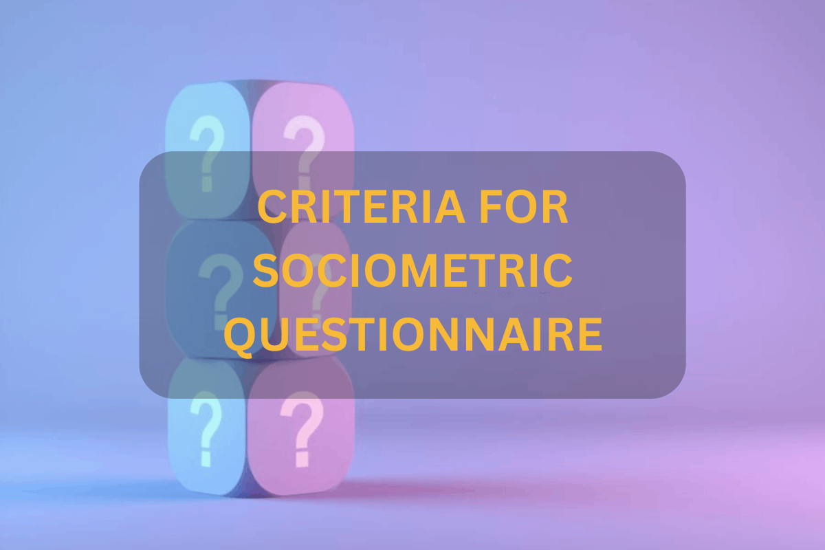 questionnaire sociométrique